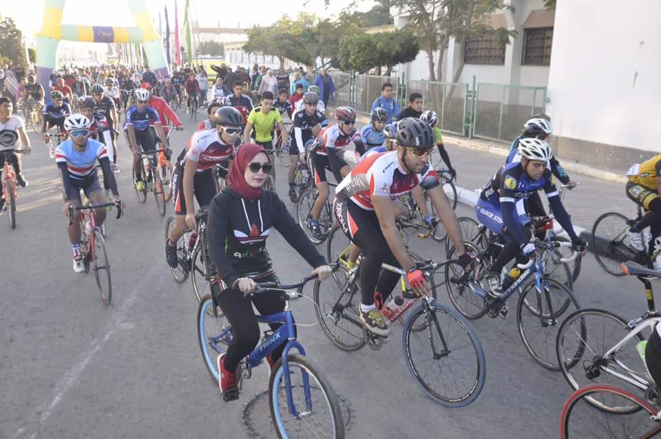 مهرجان الدراجات للجامعات والمعاهد العليا بجامعة قناة السويس (1)