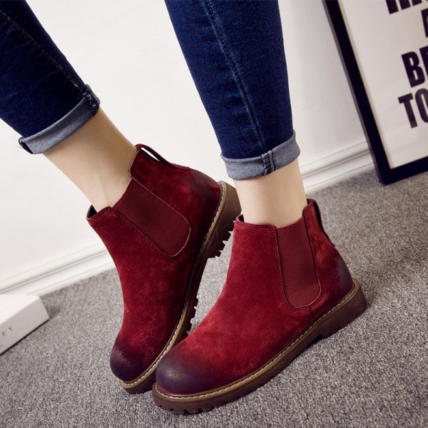 warm-winter-boots-pure-leather-ankle-boots-slip-on-creepers-casual-flat-heel-female-shoes-ladies-footwear-extra-image-1