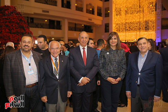 وزيرة الهجرة تقيم حفل استقبال لعلماء وضيوف مصر تستطيع بالتعليم (1)