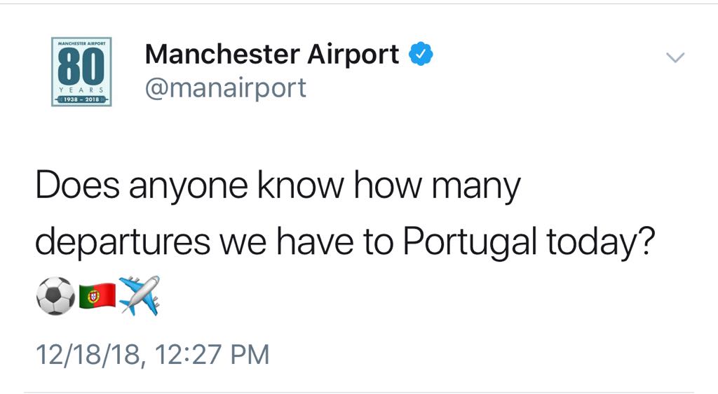 مطار مانشستر يسخر من مورينيو