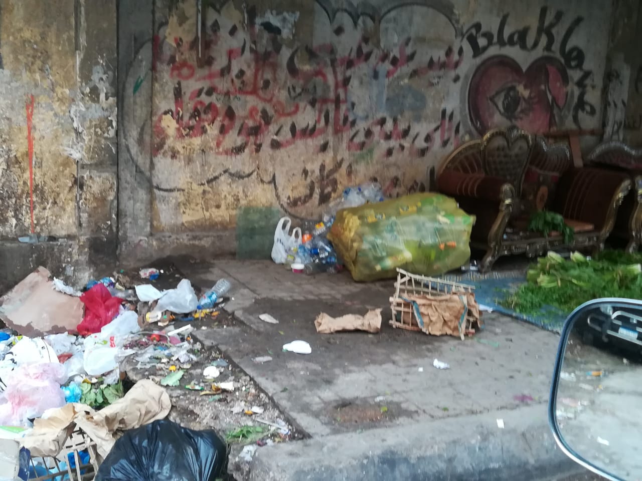 انتشار القمامة بمدخل كفر عبده بالإسكندرية  (5)