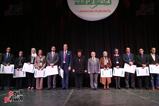 احتفالية وزارة الثقافة بتكريم الحاصلين على جوائز الدولة (4)