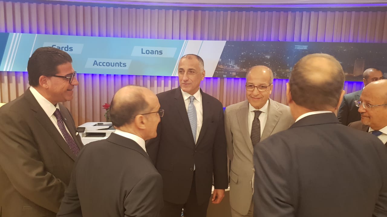 طارق عامر خلال افتتاح بنك ABC مصر