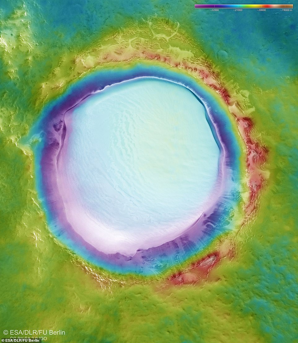 الجليد على كوكب المريخ (3)