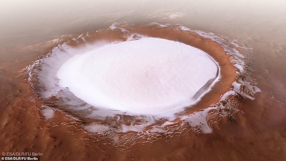 الجليد على كوكب المريخ (2)