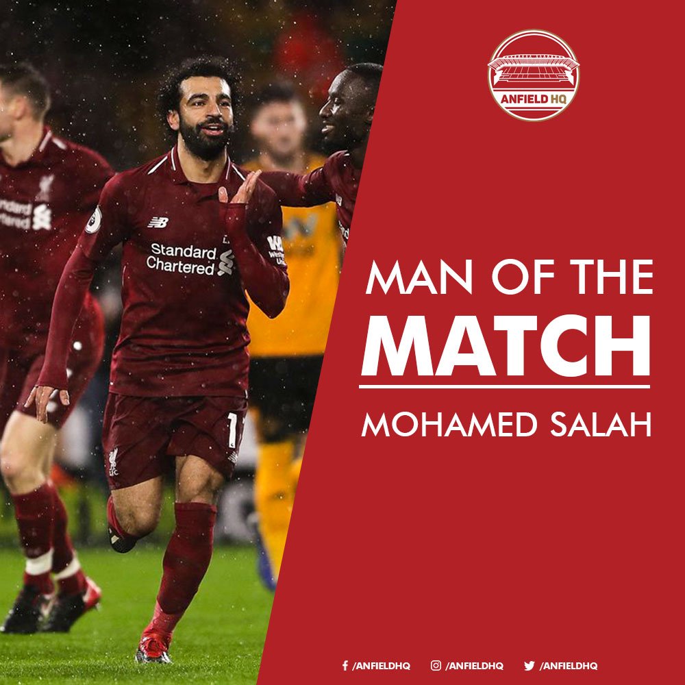 محمد صلاح لاعب المباراة محمد صلاح لاعب المباراة