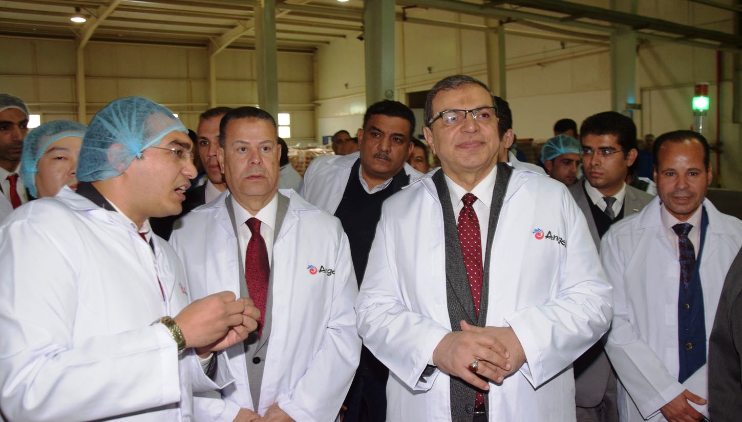 محافظ بنى سويف ووزير القوى العاملة يزوران أحد مصانع الخميرة (2)