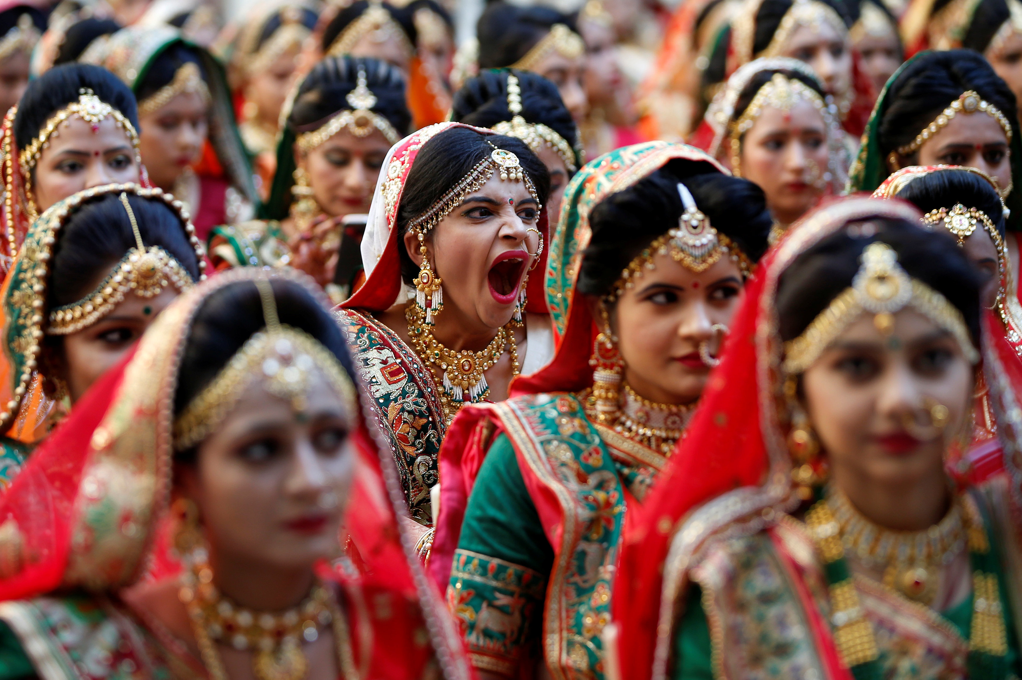 حفل زفاف جماعى فى الهند (4)