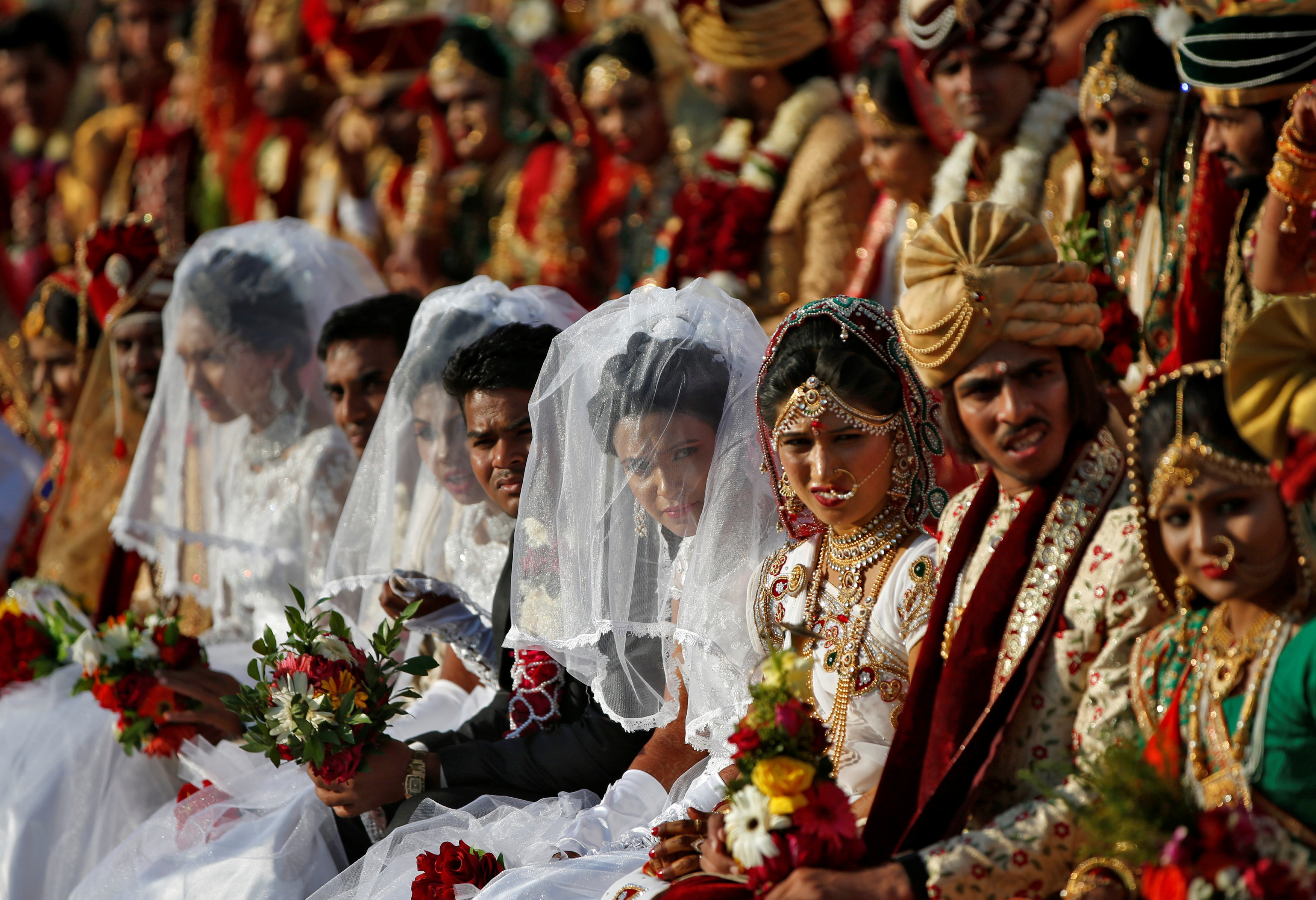 حفل زفاف جماعى فى الهند (8)