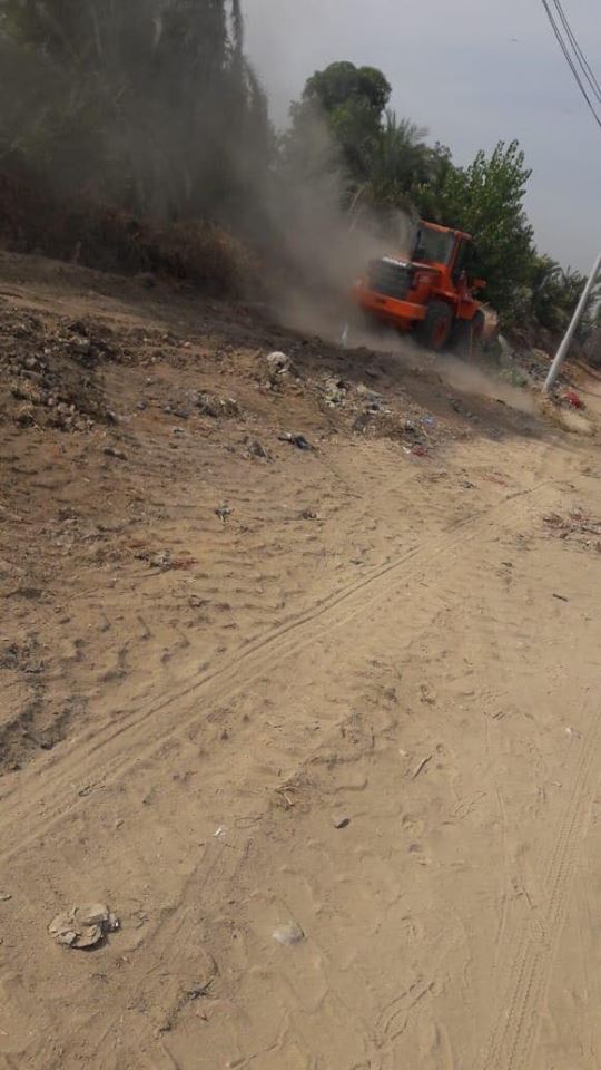 رفع 45 طن مخلفات وقمامة في حملات نظافة بمدينة البياضية (1)