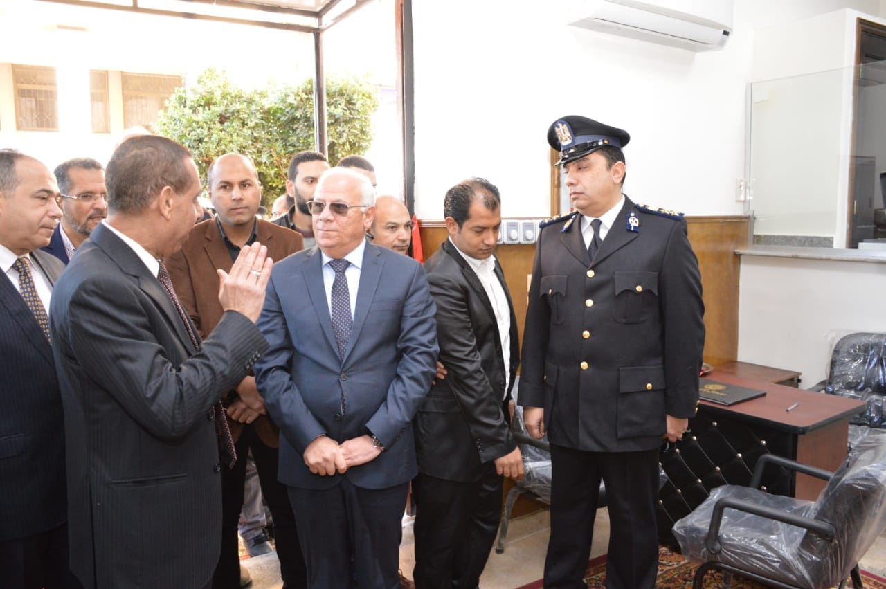 محافظ بورسعيد يفتتح مكتب سجل مدني العرب (5)