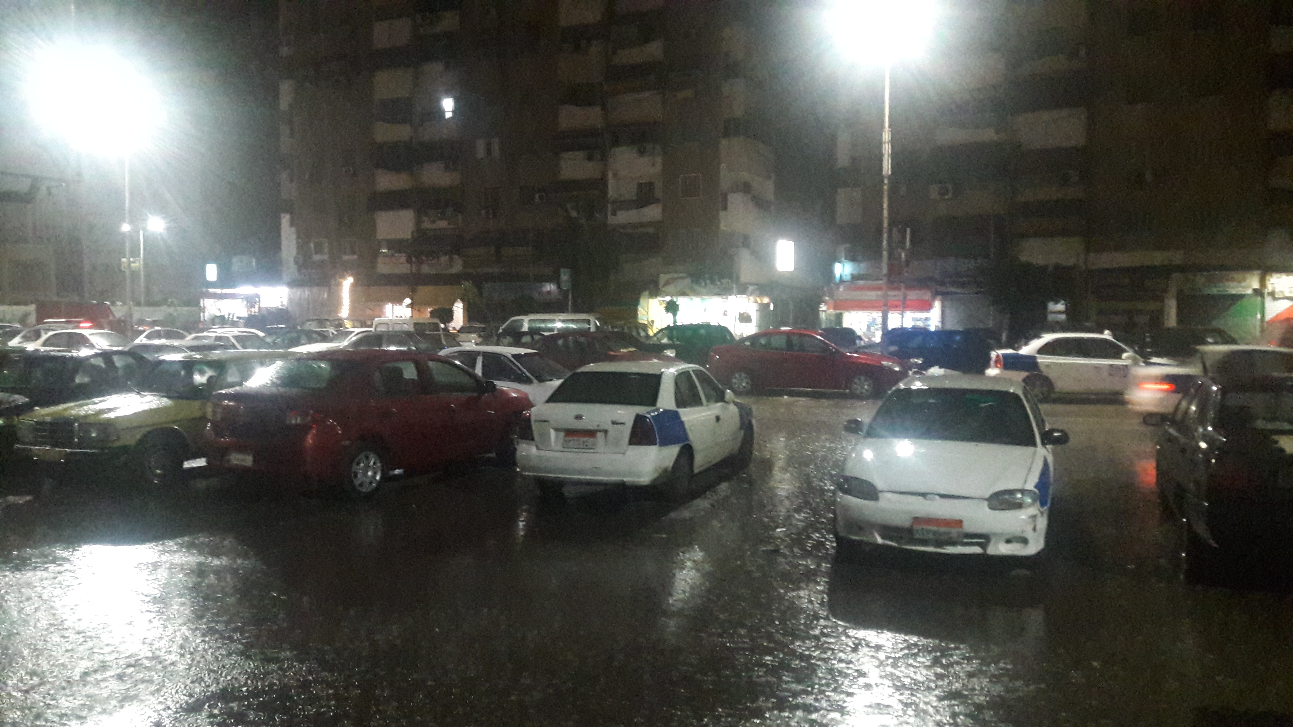 سقوط أمطار غزيرة على مدينتى بورسعيد وبورفؤاد (5)
