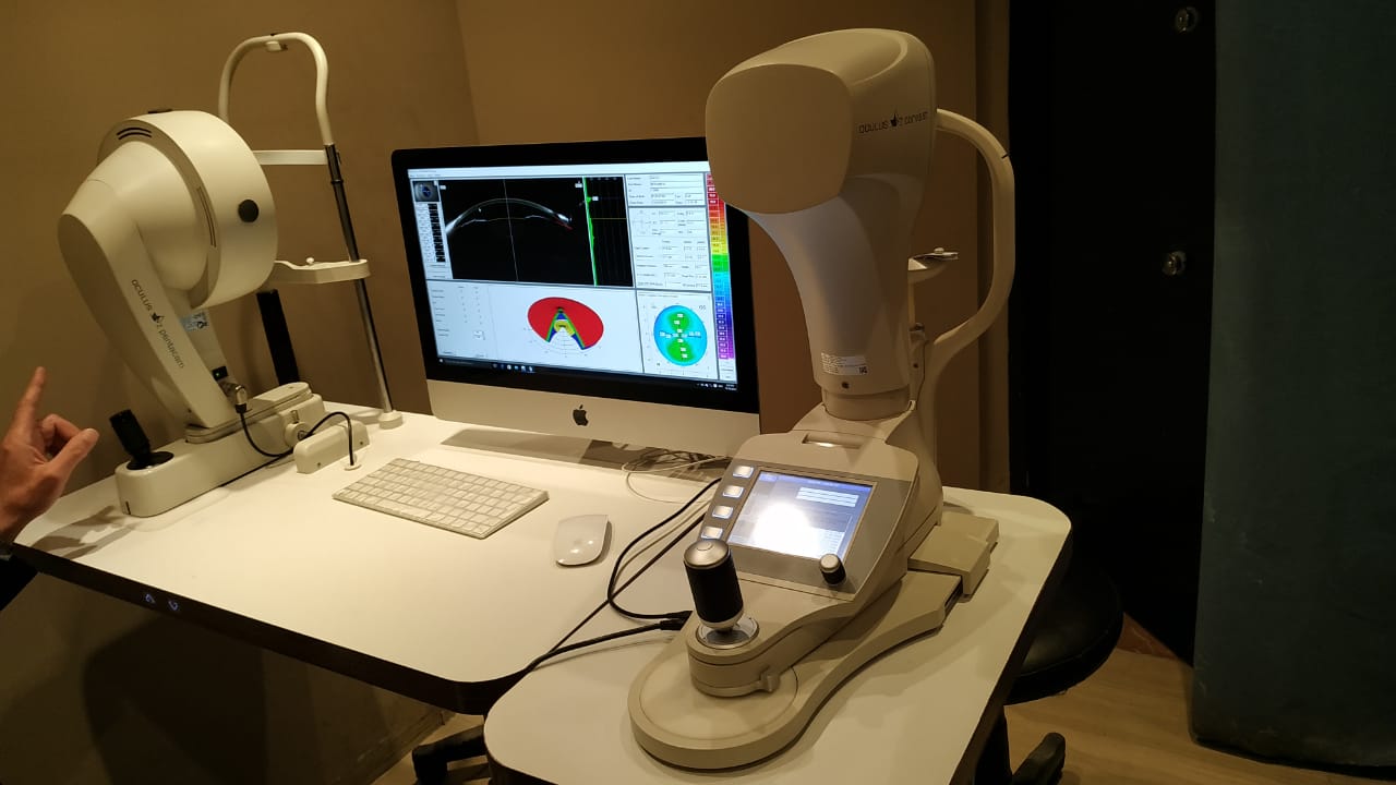 جهاز Corvis لقياس ضغط العين وصلابة القرنية
