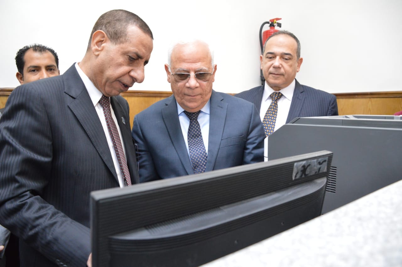 محافظ بورسعيد يفتتح مكتب سجل مدني العرب (8)