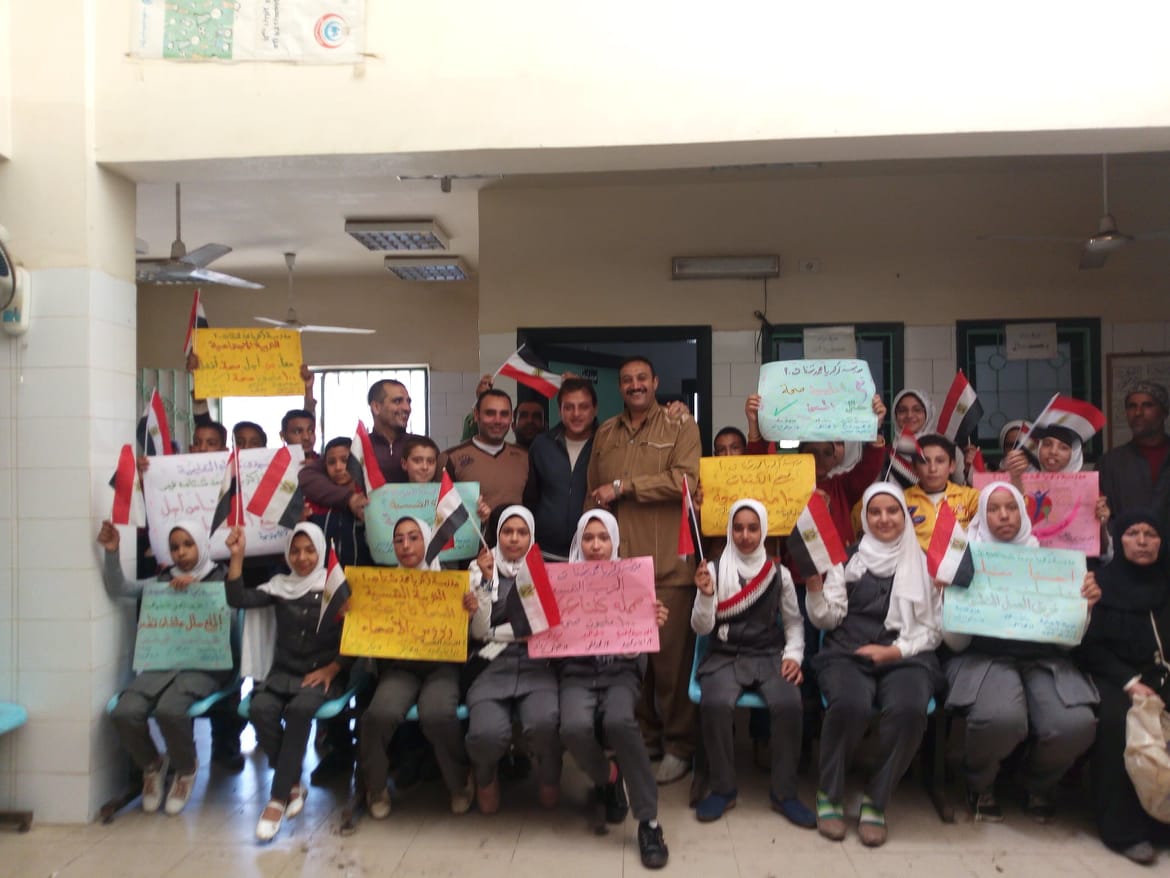 مسيرة وحملة دعائية بقرية بكفر الشيخ (16)