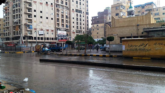 أمطار غزيرة فى الإسكندرية (4)