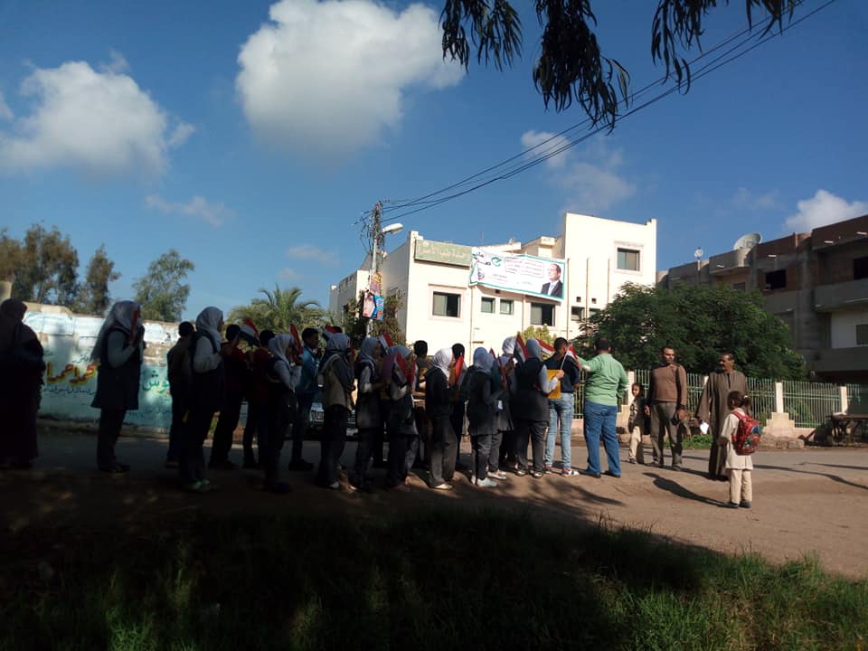 مسيرة وحملة دعائية بقرية بكفر الشيخ (12)