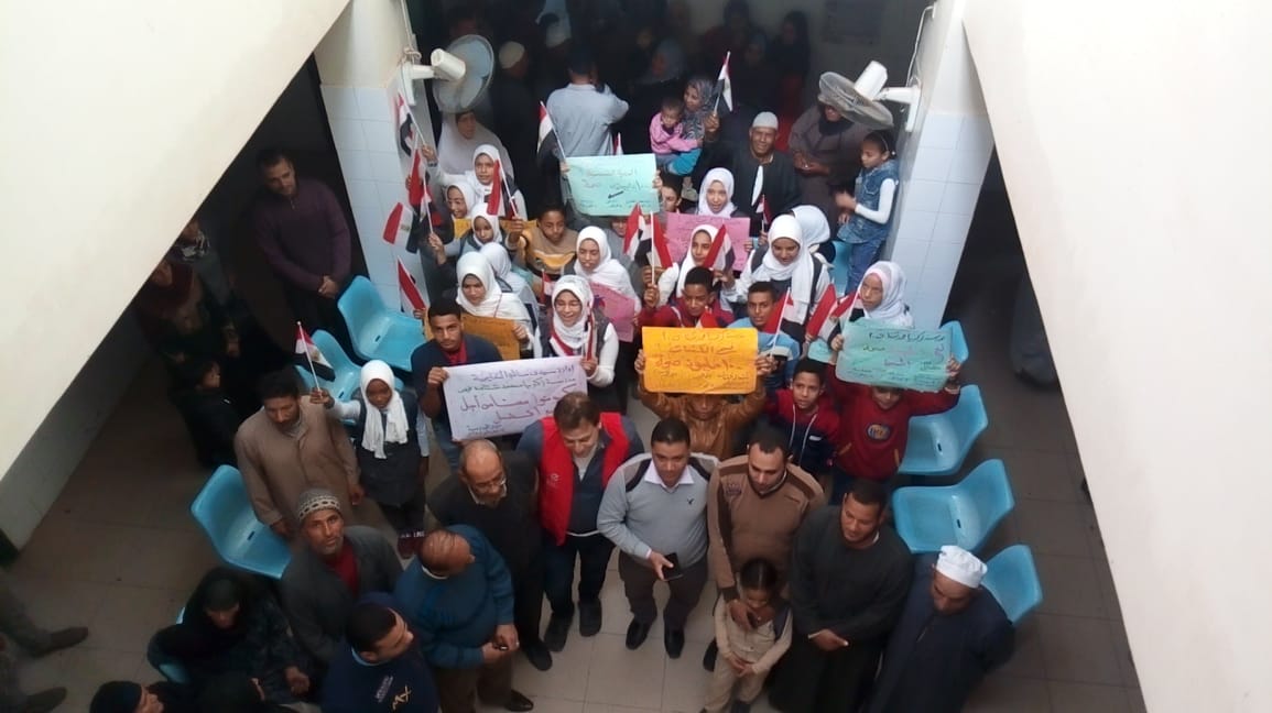مسيرة وحملة دعائية بقرية بكفر الشيخ (20)