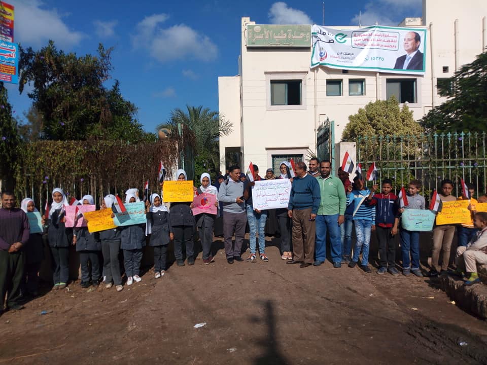 مسيرة وحملة دعائية بقرية بكفر الشيخ (17)