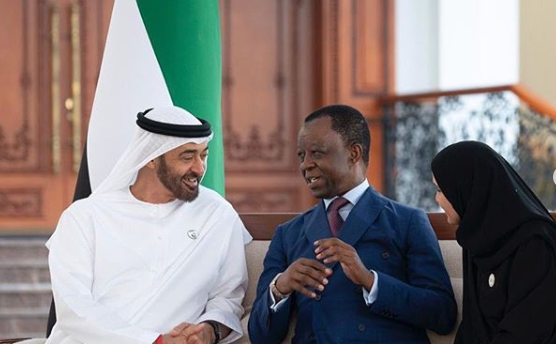 بن زايد يستقبل رئيس البرلمان الأفريقي