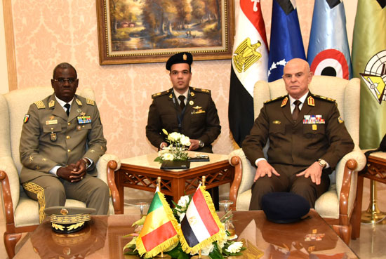 الفريق محمد فريد يلتقى وزير الدفاع الكاميرونى (3)