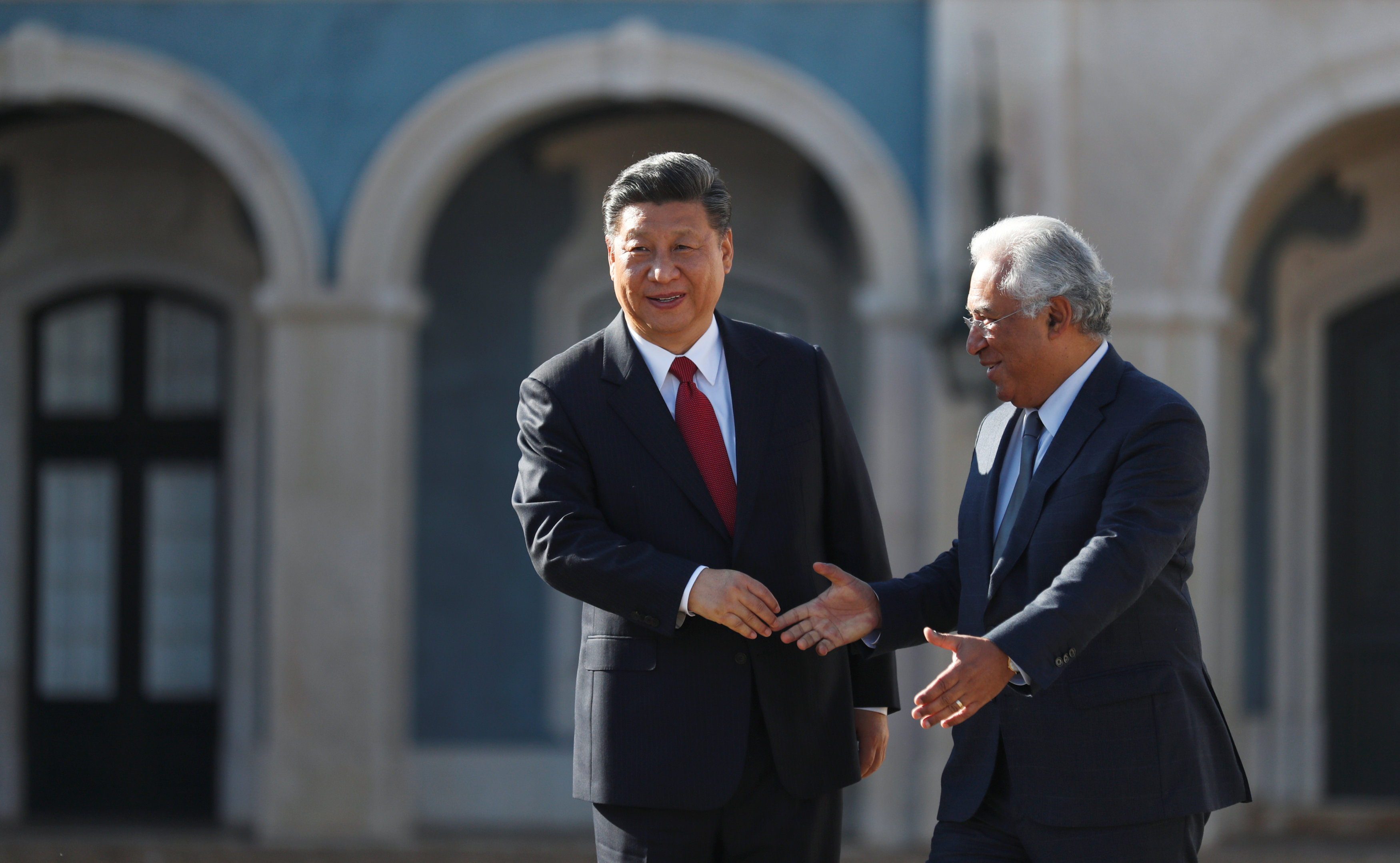 رئيس الوزراء البرتغالى يرحب بالرئيس الصينى (2)