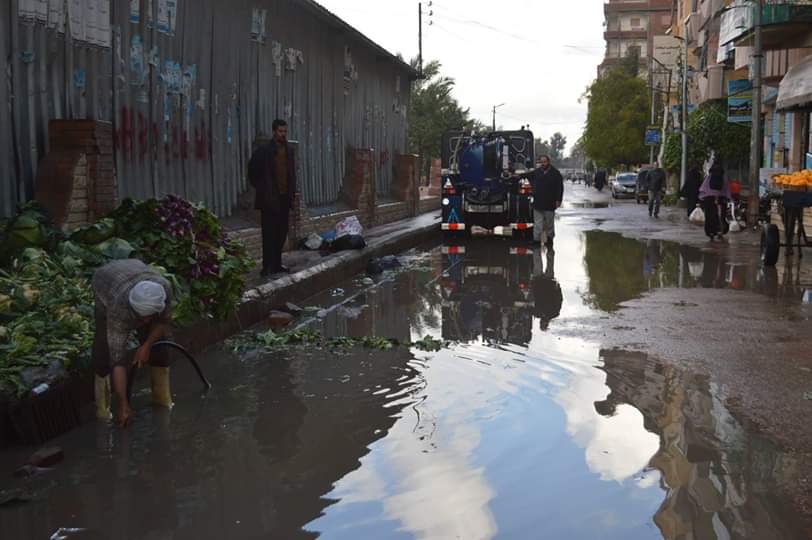 غرق شوارع مطوبس (7)