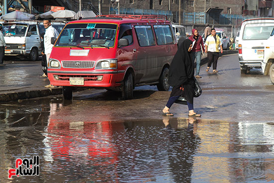 شفط مياة الأمطار من شوارع الجيزة (6)