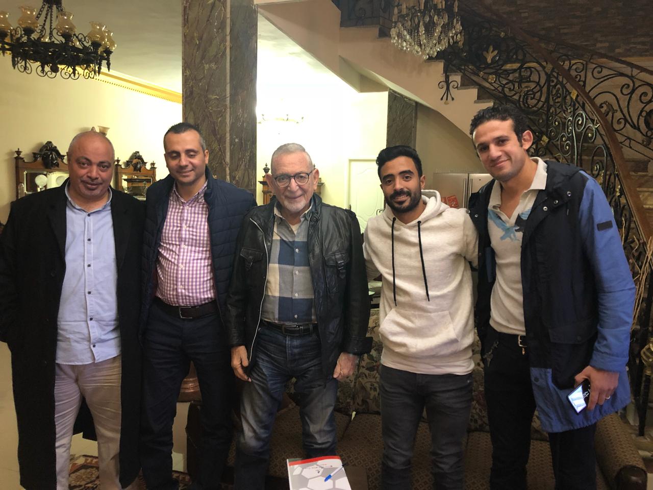 القيعي وفضل مع محمود وحيد