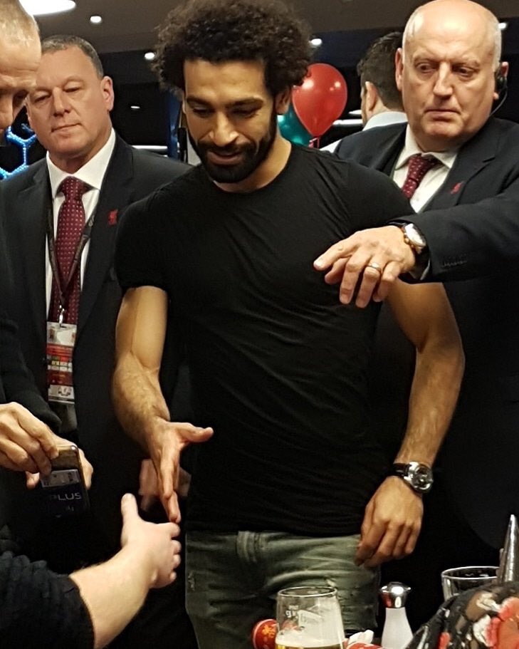 محمد صلاح في الحفل 