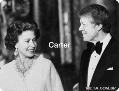 الملكة مع كارتر