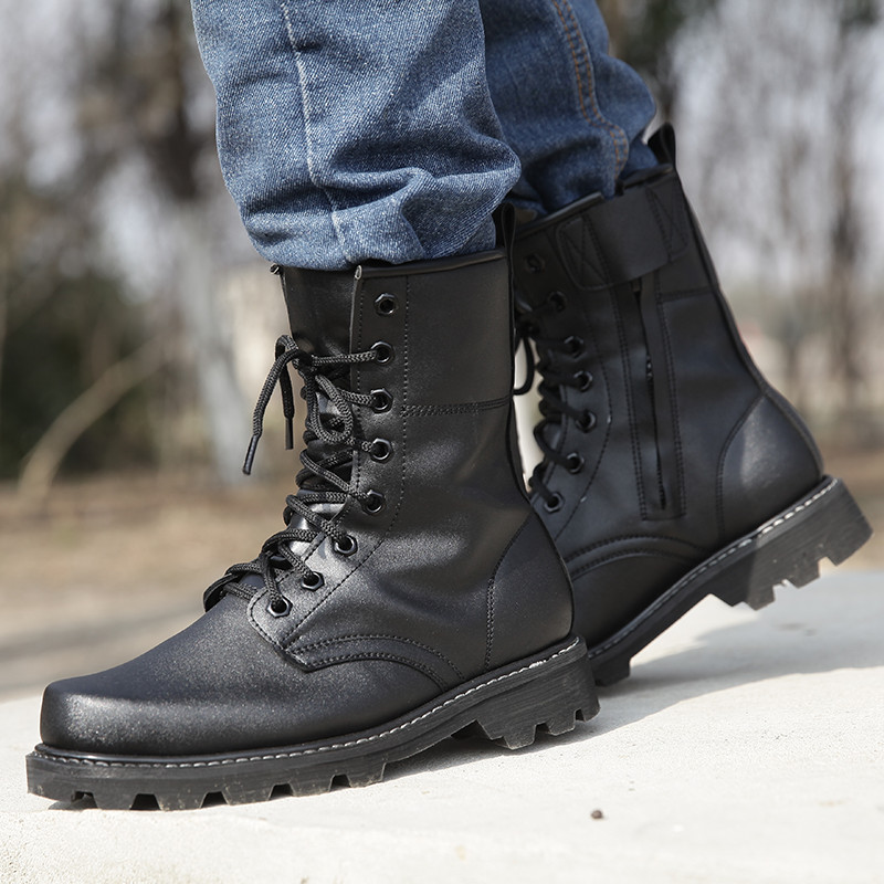 2017Mens-Shoes-Army-Combat-Military-Boots-Outdoor-Shoes-High-Top-Non-slip-Lace-up-Winter-Hiking