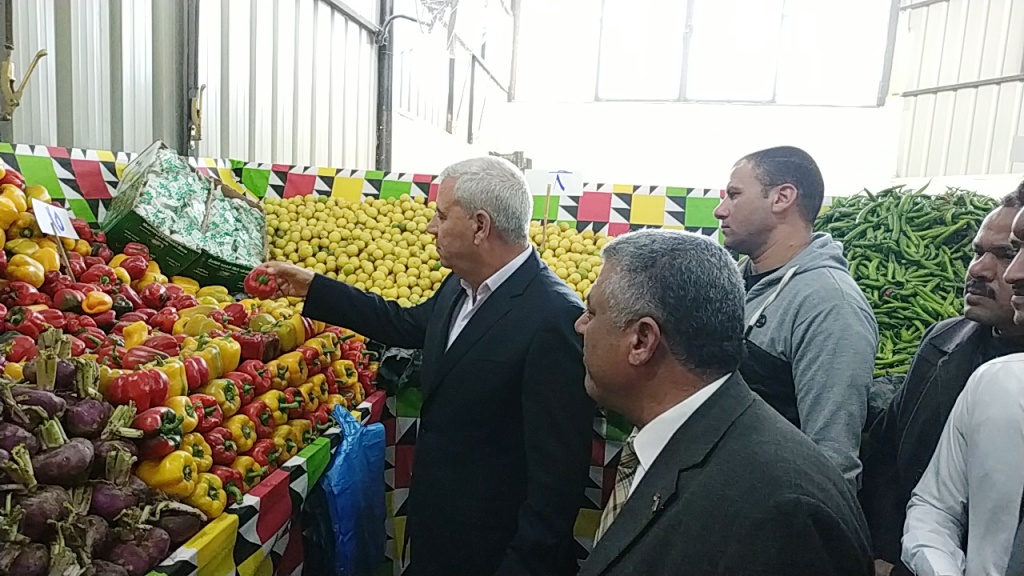 افتتاح المعرض الدائم لبيع الخضر والفاكهة باسعار مخفضة بمطروح (6)