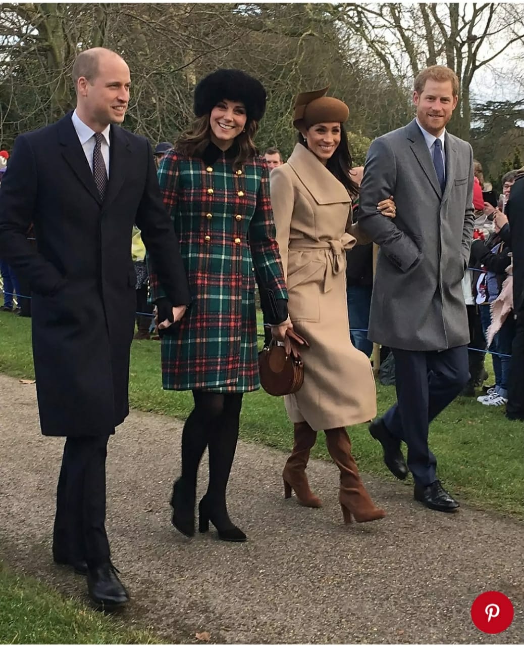 الأمير ويليام وهارى مع كيت وميغان