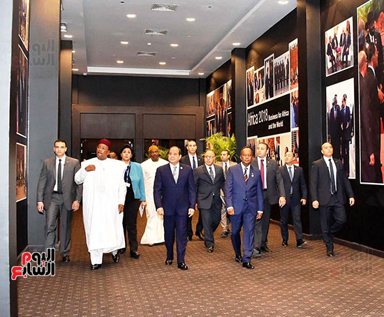 الرئيس السيسى يفتتح منتدى أفريقيا 2018 بشرم الشيخ (4)