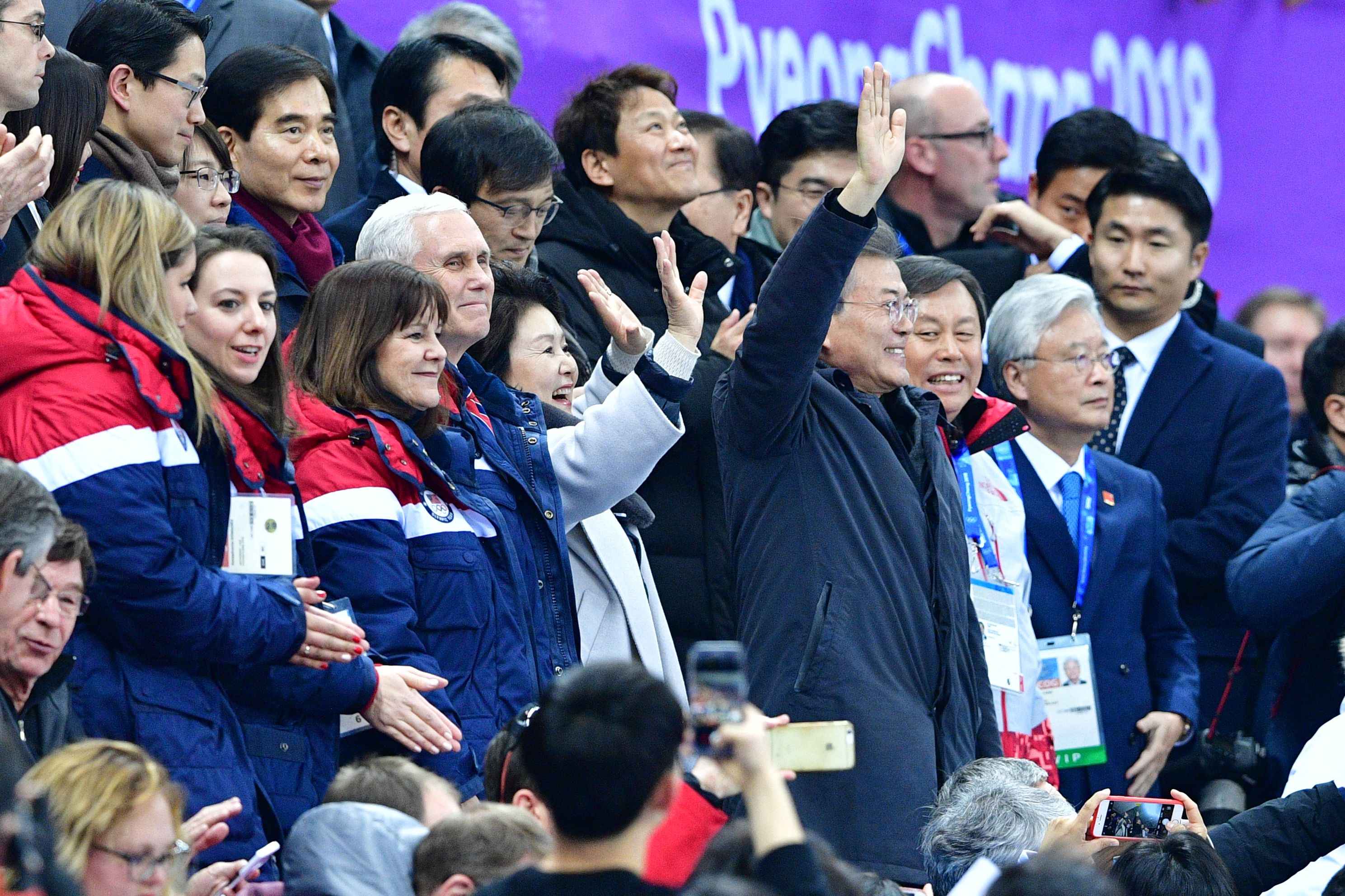 زعماء العالم فى دورة الألعاب الأولمبية الشتوية بكوريا الجنوبية
