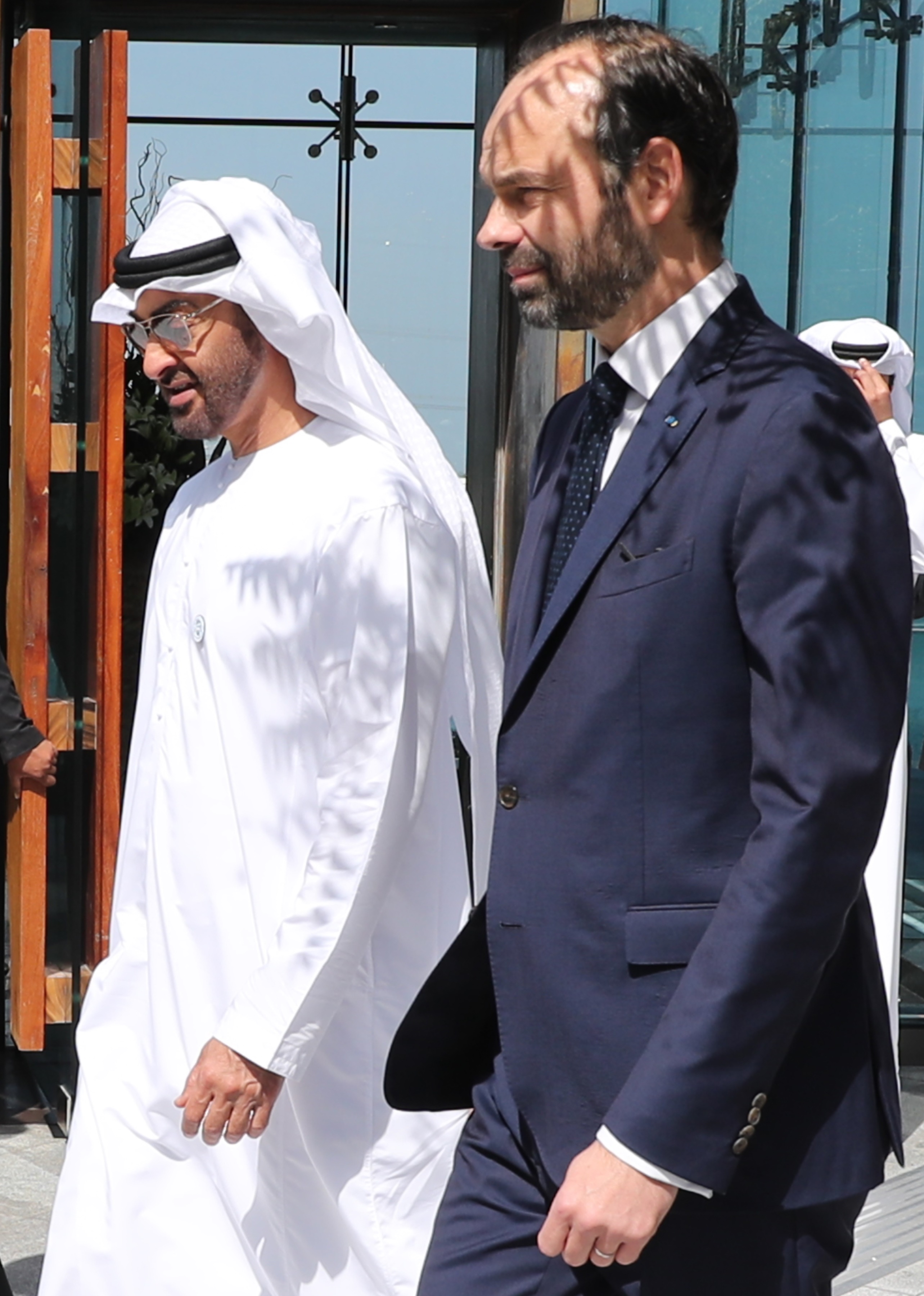 استقبال رئيس الوزراء الفرنسى إدوارد فيليب فى الإمارات