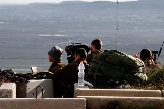 رصد موقع تحطم الطائرة الإسرائيلية على الحدود السورية