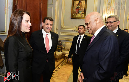 صور الدكتور على عبد العال رئيس مجلس النواب يستقبل جابريلا بارون، رئيس الاتحاد البرلماني الدولي (7)