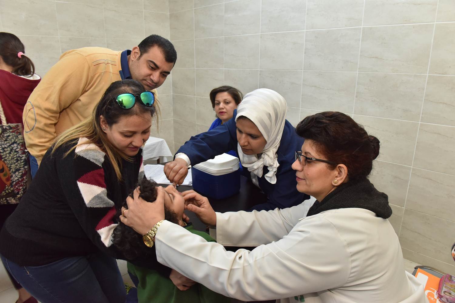 حملة التطعيم ضد شلل الأطفال (7)