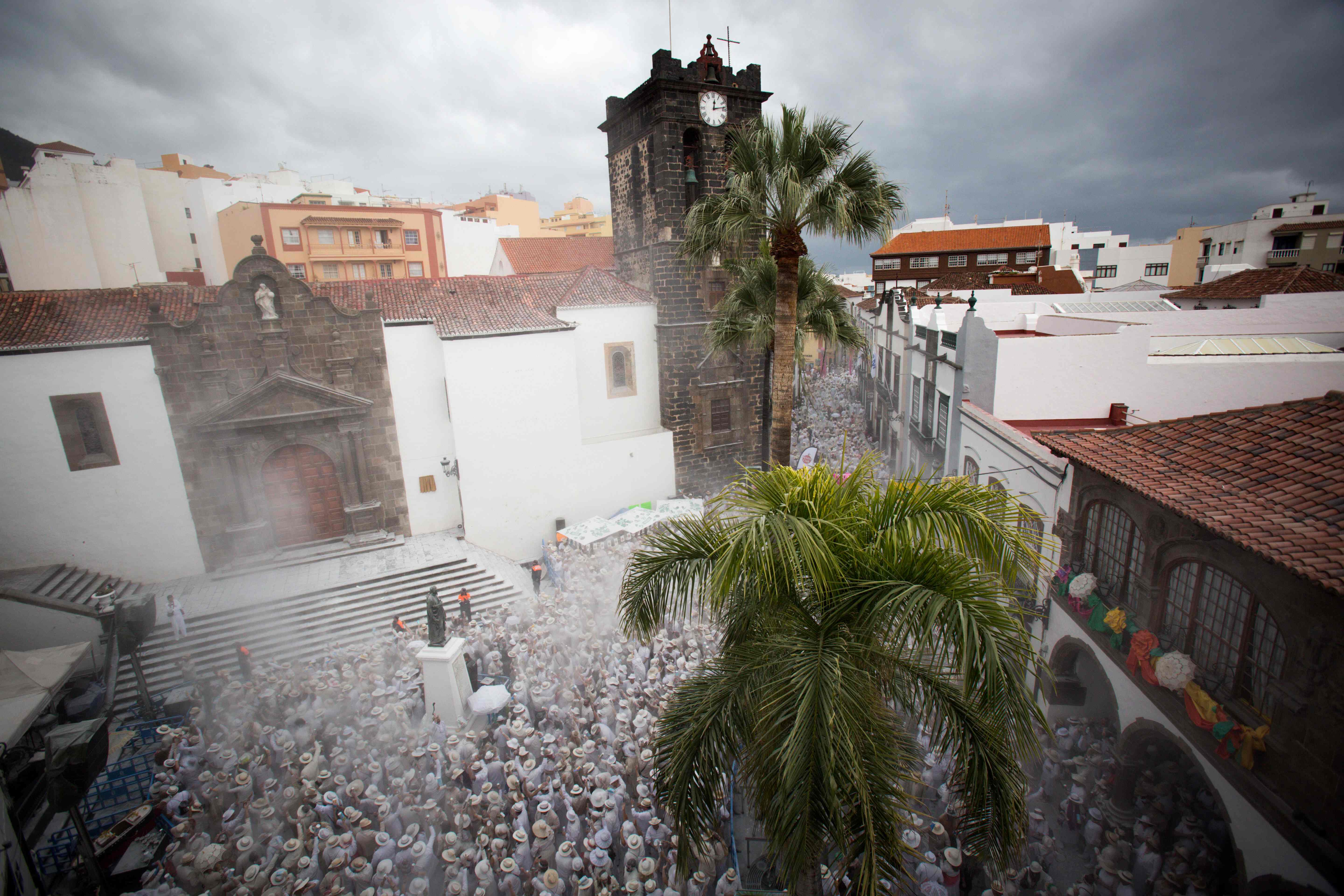منظر عام لانطلاق مهرجان لوس انديانوس فى إسبانيا