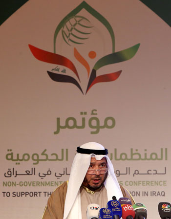 عبد الله المعتوق رئيس المنظمة الدولية للإغاثة الإسلامية فى الكويت