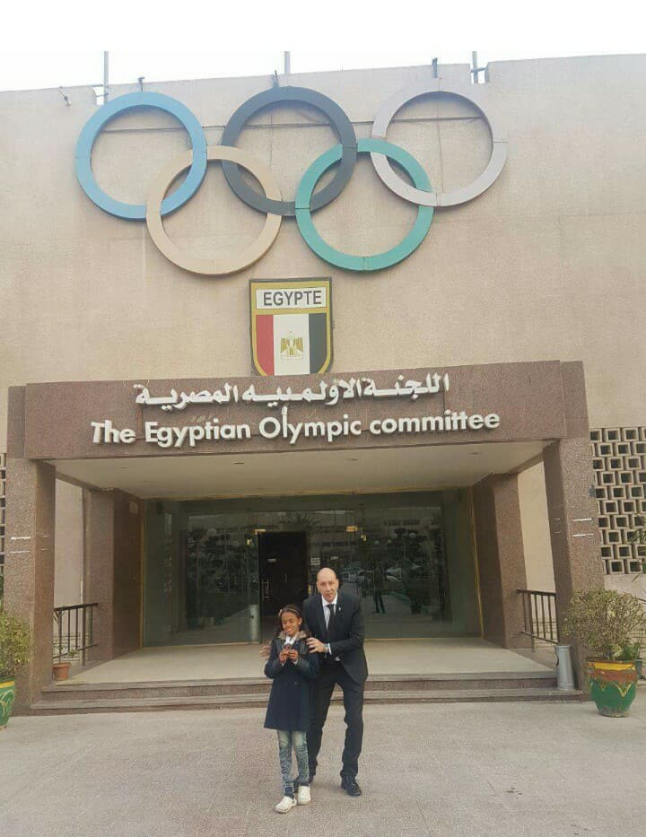 تكريم مروة باللجنة الاوليمبية المصرية