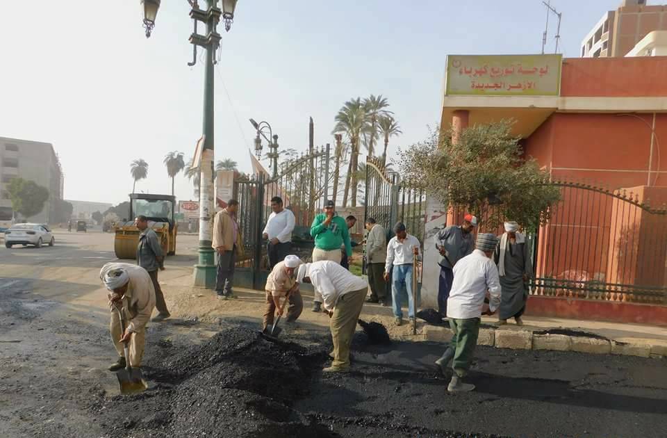 اعمال الرصف بحى شرق اسيوط (3)