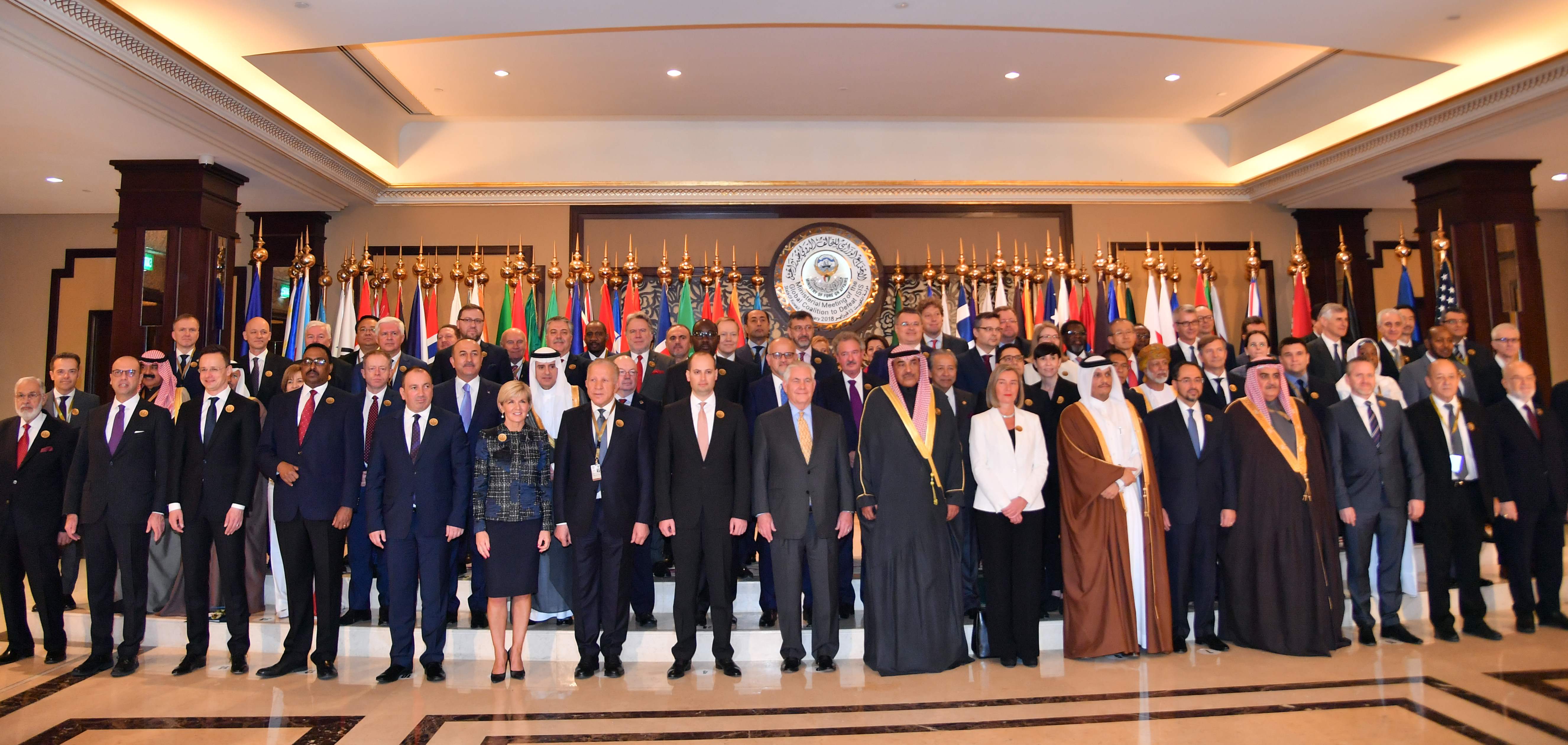 وزراء خارجية الدول الأعضاء فى التحالف الدولى لمحاربة داعش