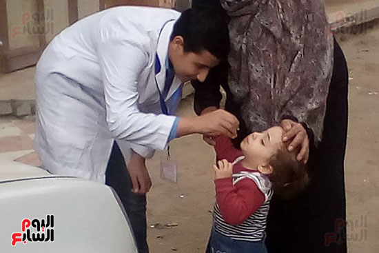 تطعيم الأطفال بكفر الشيخ