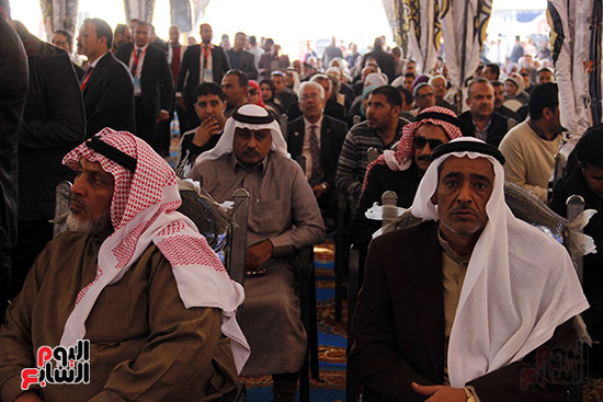 القبائل العربية تدعم عمليات سيناء 2018  في مؤتمر بالإسماعيلية (10)