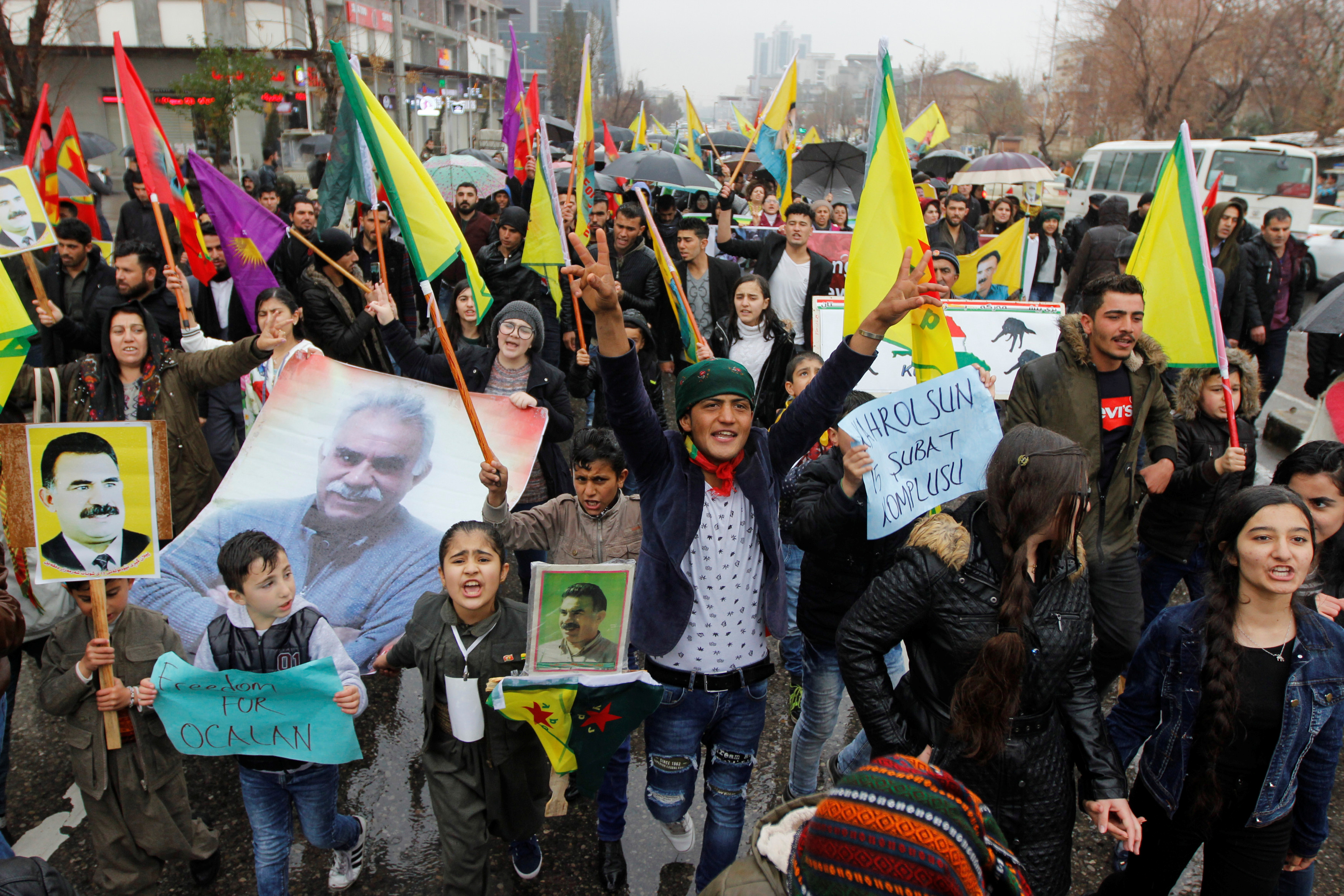 تظاهرات الأكراد 