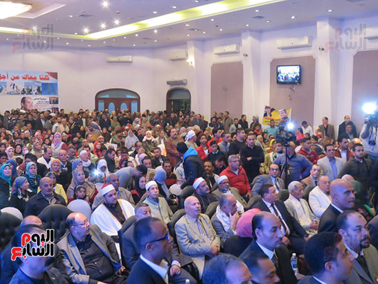 مؤتمر جماهيرى حاشد لدعم الرئيس السيسى فى حلوان (12)