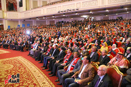 المؤتمر العام لـحماة الوطن لإعلان تأييد السيسى بانتخابات الرئاسة (21)